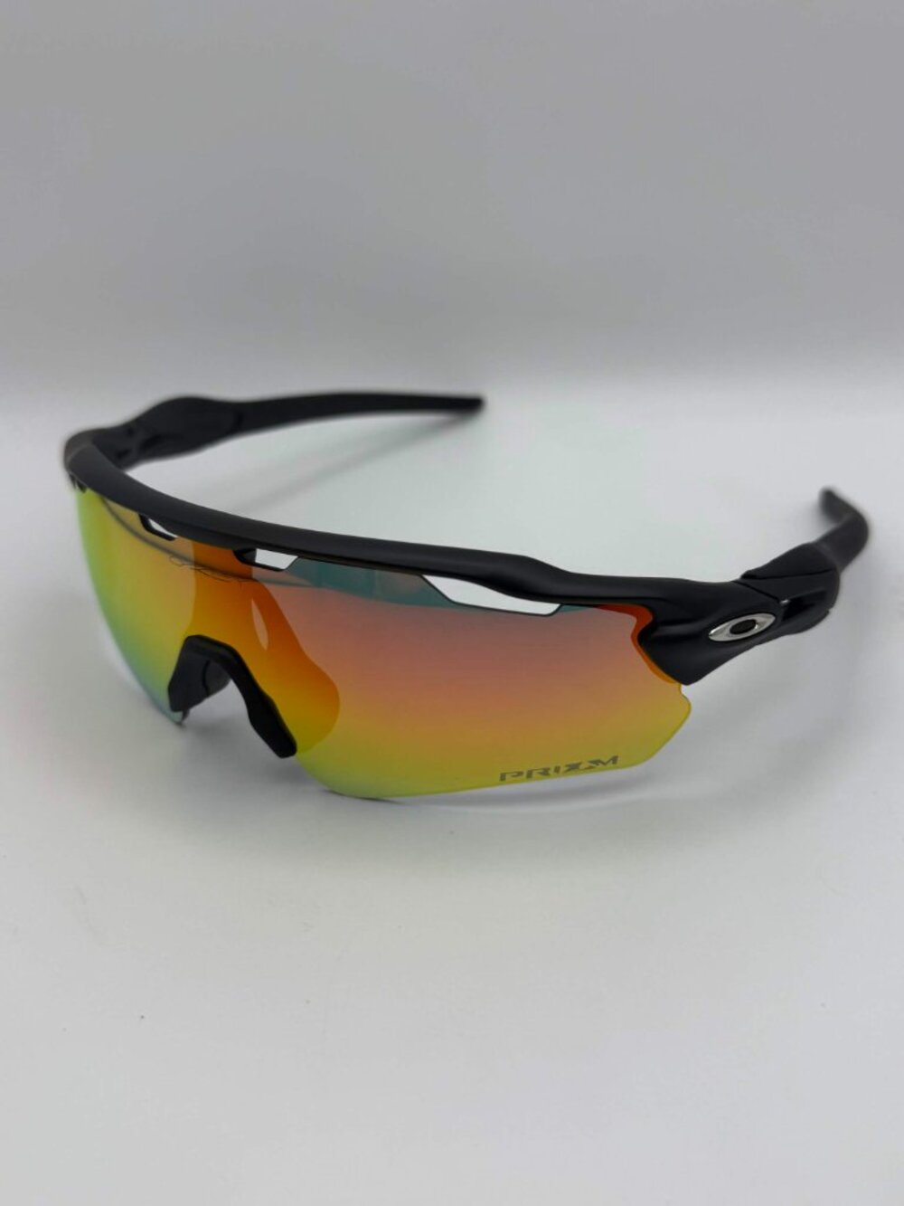 Oakley Radar EV Path Sunglasses Black Orange With Box, Case, & Accessories